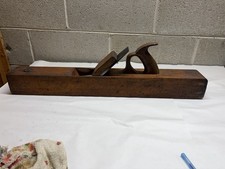 Antique Large Wooden Block Plane  26”x 3” X 3” Josiah King 373 Bowery NY picture