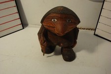 Vintage 1985 signed Ole Oien 6 inch hand carved Norway troll with staff picture