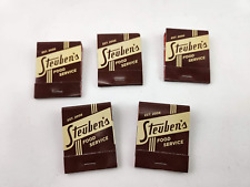 Lot of 5 Steuben's Food Service Diner Cafe Colorado Match Book Matches Matchbook picture