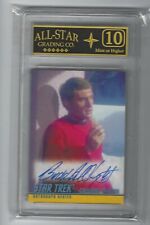 BUDD ALBRIGHT STAR TREK AUTO #A272 ASG 10 MINT OR HIGHER picture