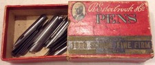 Vtg R Esterbrook 1000 School Fine Firm Fountain Pen Nibs 24 Count Original Box picture