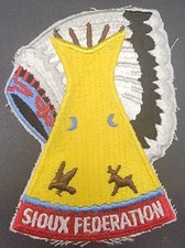 Vintage YMCA Y-Indian Guides Sioux Federation Patch picture