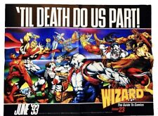 Til Death Do Us Part Poster Valiant Image X-Over Wizard Magazine 1993 NM 16”x22” picture