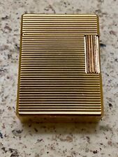 Vintage S.T. DUPONT,  Pattern Gold Plated Lighter  picture