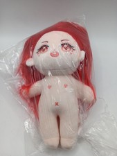 Stuffed 20cm Ennead Seth Anime Fan Art Red Hair Cotton Doll Cute Dress Up Plush picture