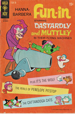 HANNA-BARBERA FUN-IN #4  DASTARDLY AND MUTTLEY  GOLD KEY  1970 picture
