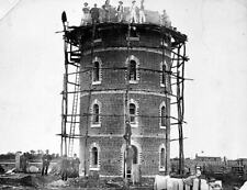 Donald Victoria 1887 - The Donald water tower under construction. - Old Photo picture