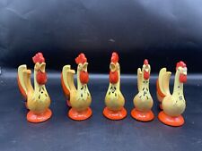 1960 HOLT HOWARD ORANGE  5 SHAKERS - ROOSTER  COLLECTION picture