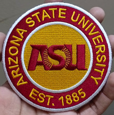 Arizona State University Logo Iron On Patch - Sew Patch - Embroidered Patch picture