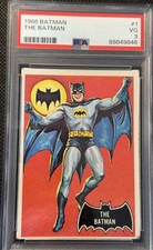 1966 Topps The Batman #1 Black Bat PSA 3 picture