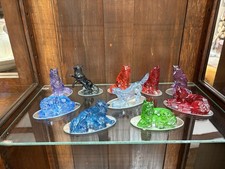 Lot of 10 Hamilton Collection Rarest Gem Wolves of the World Figurine, 2013 picture
