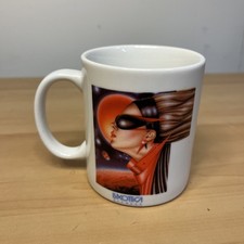 Luxottica Eyewear Swag Coffee Mug Cup Italy Futuristic Space Art Vintage Woman picture