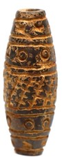 ancient Beautiful budhhism stone with patina bead size 41.2mm/15.8mm picture