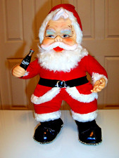 Vtg Beautiful Rushton Santa Claus  - Santa at a great price but he was repaired. picture