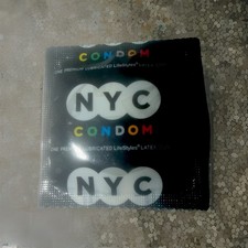 NYC SUBWAY Memorabilia Condom 2013*NOT FOR USE* Colectible Item From Subway swag picture