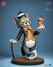1:8 Tom & Jerry Formal Tuxedo Fan Art UNPAINTED Resin Garage Kit picture