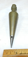Vtg Dietzgen CS-4811 Point 6 Brass Plumb Bob Tool picture