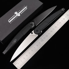 BF3 N690 Blade Aluminum Handle Camping Tactical Portable Folding Pocket Knife picture