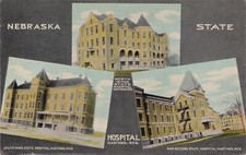 ASYLUM Ingleside Hastings NE c.1906 State Lunatic Mental Asylum built in 1870 picture