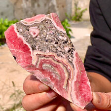 143G Natural Rhodochrosite Crystal Slab Slice AAA+ : Love / Compassion / Light picture