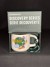 Starbucks Quebec Canada Ornament Discovery Series 2oz Espresso Mini Mug New DS picture