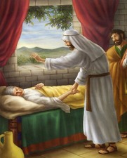 Catholic print picture- Jesus Heals Peters MIL N -8