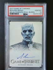 2017 Game Of Thrones Richard Blake Full Bleed Auto PSA 10 🔥🔥🔥🔥🔥 picture