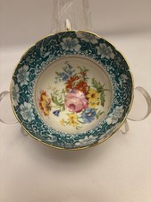ROSINA TEACUP  NO SAUCER FLOWERS BONE CHINA HAND PAINTED picture