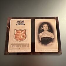 2012 Panini Americana Heroes and Legends Jacqueline Kennedy Onassis Materials  picture