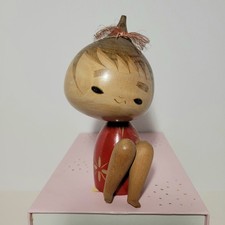 Vintage Sosaku Kokeshi Doll 7.5