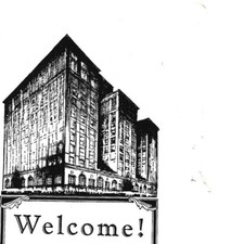 Vintage Hotel Cleveland Print Ad Historic Architecture 1920s Hospitality Art Dec picture