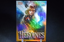 2026 Topps Marvel Neon Heroines Magik Orange Refractor 15/25 picture
