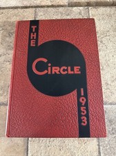 Circleville Ohio High School Yearbook The Circle 1953 Vintage Hardcover Book WSH picture