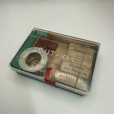 Vintage 1940's 1950's Cut Kit Johnson & Johnson Pocket First Aid Travel Kit Prop picture