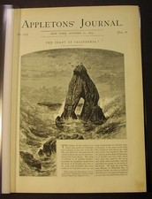 1873: CALIFORNIA Coast; Terra Cotta; Chesapeake; WATKINS YOSEMITE; San Francisco picture