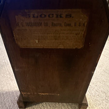 E. Ingraham Co. Cottage late 1800’s fully functional with key and pendulum. picture