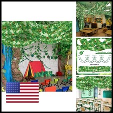 VioraWhite 13 Pcs Rainforest Classroom Ceiling Decorations Palm Printed picture
