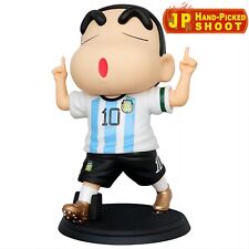 Anime Shinnosuke Crayon Cos Messi Ten Jersey 47cm Statue GK Figure Toy picture