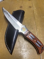 Rare/Discontinued Columbia Saber Knife Co. Jin Lang Fixed Blade Knife W/Sheath picture