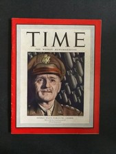 Time Magazine June 12 1944 General Spaatz World's No 1 Bomber Newsstand No label picture