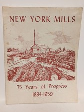 1959 New York Mills Minnesota Town History 75 Years Of Progress 1884 - 1959  picture