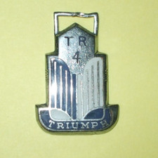 VINTAGE TRIUMPH TR4 WATCH FOB - RARE picture