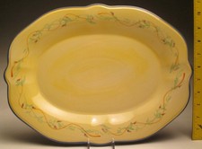 Pfaltzgraff Secrets of Pistoulet Large Oval Serving Platter 14” long made 2002 picture