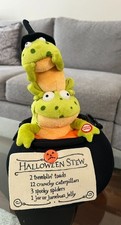Hallmark Halloween Tremblin Toads Witch Cauldron Stew Plush Singing New picture