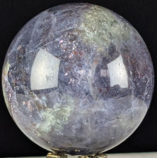 Iolite Cordierite Crystal Sphere Gemstone Ball Globe Healing picture