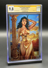 Victor Garduno Artbook #3 CGC 9.8 SS Wonder Woman Amazon A METAL LTD 300 picture