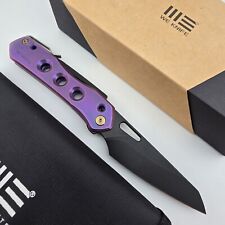 We Knife Co Vision R Folding Knife Anodized Titanium Handle 20CV Blade WE21031-4 picture