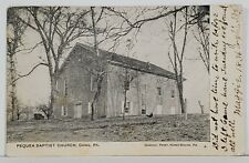 Lancaster, Cains Pa., Pequea Baptist Church 1908 to Germantown Pa Postcard N6 picture