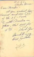 1955 Postal Card Ben Franklin 2c Red Clinton Iowa Drug Store Order to Davenport picture