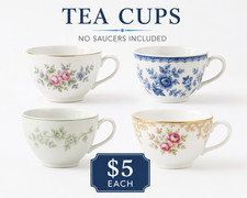 ALL $5 MAKE YOUR LOT OF TEA CUP CUPS TEACUP TEACUPS VINTAGE  CHINA DEMITASSE picture